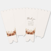 Terracotta Herfst Bloemen bruiloft Bedankt Popcorn Bedankdoosjes (Ongevouwen)