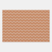 Terracotta Herringbone Pattern Inpakpapier Vel (Voorkant 2)