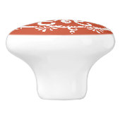 Terracotta Keramische Knop (Zijkant)