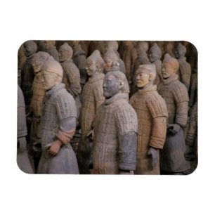 Terracotta krijgers in het graf van keizer Qin Shi Magneet