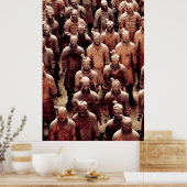 Terracotta legerkrijgers - China - Qin dynasty Poster (Keuken)