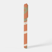 Terracotta Linework Pattern | Cream & Olive (Côté droit)