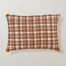 Terracotta Lodge Terracotta & Crème Tartan Plaid