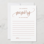 Terracotta Ma mémoire préférée de la carte de retr (Devant)