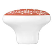 Terracotta Mandala Keramische Knop (Zijkant)