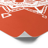 Terracotta Mandala Poster (Hoek)