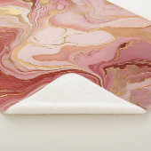 Terracotta marbrée et couverture Sherpa or (3/4)