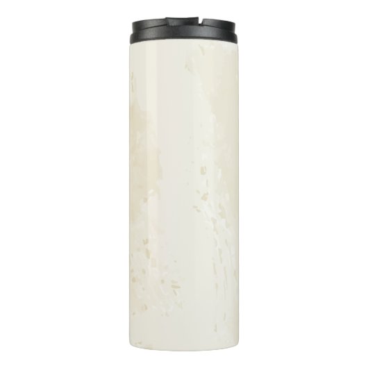 terracotta marine bloem bruiloft thermosbeker (Achterkant)