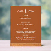 Terracotta moderne Brunt Orange Mariage de automne (Neutre)