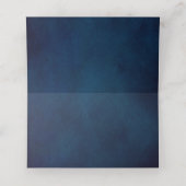 Terracotta Navy Blue Greenery Geometric Wedding (Binnenkant ongevouwen)