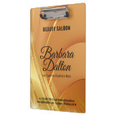 Terracotta Ocher Beige Gold Klembord (Links)