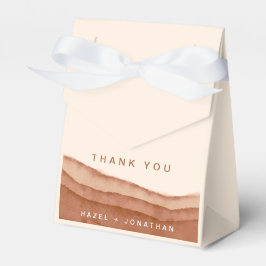 Terracotta Ombre Boho Bedankdoosjes