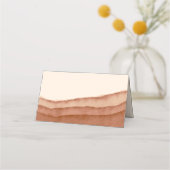 Terracotta Ombre | Minimale Boho Wedding Place (Achterkant)