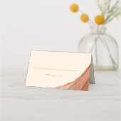 Terracotta Ombre | Minimale Boho Wedding Place (Voorkant)