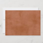 Terracotta Ombre | Minimale foto sparen de Datum Aankondiging (Achterkant)