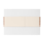 Terracotta Ombre | Minimalistische Boho Uitnodigingen Wikkel (Achterkant Voorbeeld)