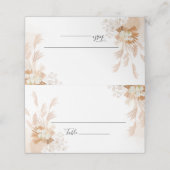 Terracotta Pampas Grass Botanical Wedding (Buitenkant ongevouwen)