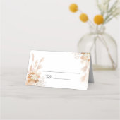 Terracotta Pampas Grass Botanical Wedding (Achterkant)