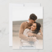 Terracotta Papel Picado Foto Bewaar de datum Save The Date (Achterkant)