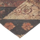 Terracotta Patchwork Quilt Rustieke  Bloemen Tafelkleed (Gekanteld)