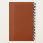 Terracotta Personal Weekly Planner (Achterkant)