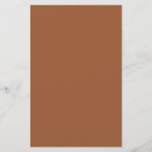 Terracotta Poitrine feuillus Monogram Menu Mariage (Dos)
