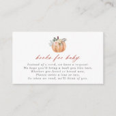 Terracotta Pumpkin en Rozen Books for Baby Informatiekaartje (Voorkant)