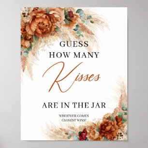 Terracotta Raad eens hoeveel kussen er in de pot z Poster