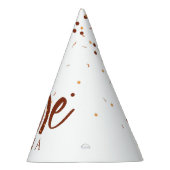 Terracotta Rainbow 1st Birthday Feesthoedjes (Rechts)