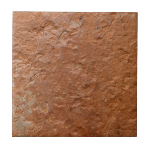 Terracotta rode eenvoudige rustieke tegeltje