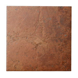 Terracotta rode eenvoudige rustieke tegeltje