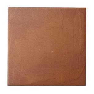 Terracotta rode eenvoudige rustieke tegeltje