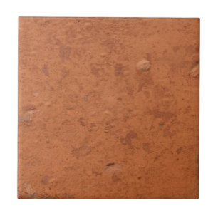 Terracotta rode eenvoudige rustieke tegeltje