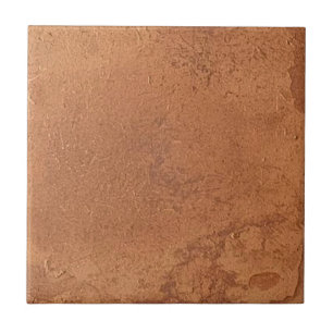 Terracotta rode eenvoudige rustieke tegeltje
