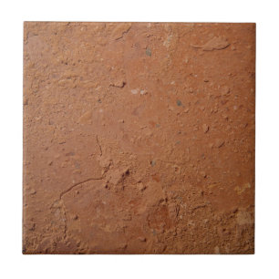 Terracotta rode eenvoudige rustieke tegeltje