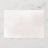 Terracotta Rust Floral Boho Fall Wedding Bedankkaart (Achterkant)