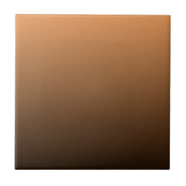 Terracotta Rust to Dark Brown Ombre Gradient Tegeltje