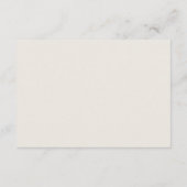 Terracotta Rustic Boho Wedding Chic Script Detail Informatiekaartje (Achterkant)