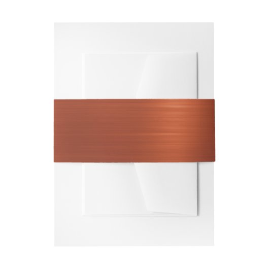 Terracotta Shimmer Ombre Uitnodigingen Wikkel (Voorkant Voorbeeld)