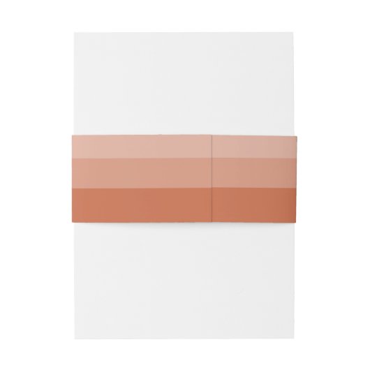 Terracotta Simple Script Wedding Uitnodigingen Wikkel (Achterkant Voorbeeld)