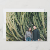 Terracotta Talavera Foto Bewaar de datum Save The Date (Achterkant)