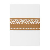 Terracotta talavera Mexicaanse bruiloft Uitnodigingen Wikkel (Achterkant Voorbeeld)