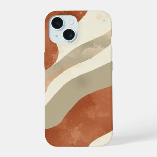 Terracotta telefoonhoesje iPhone 15 hoesje