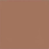 Terracotta verbrand Sinaasappel effen kleur Sticker (Voorkant)