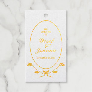 Terracotta Wedding Cadeaulabels