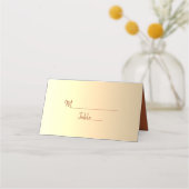 Terracotta Wedding Place Card (Voorkant)