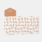 Terracotta White Wedding Bedankdoosjes (Uitgevouwen)
