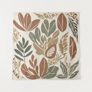 Terracotta Wilde Bloem Boho Rustieke Eclectische M Wandkleed