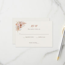 Terracotta Wilde Bloem & Gedroogde Palm Boho Trouw