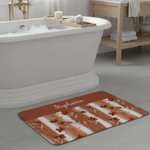 Terracotta Wildebloem Monogram Badmat